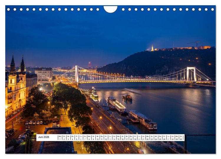 Produktbild: KAISERLICHES BUDAPEST (Wandkalender 2026 DIN A4 quer), CALVENDO Monatskalender