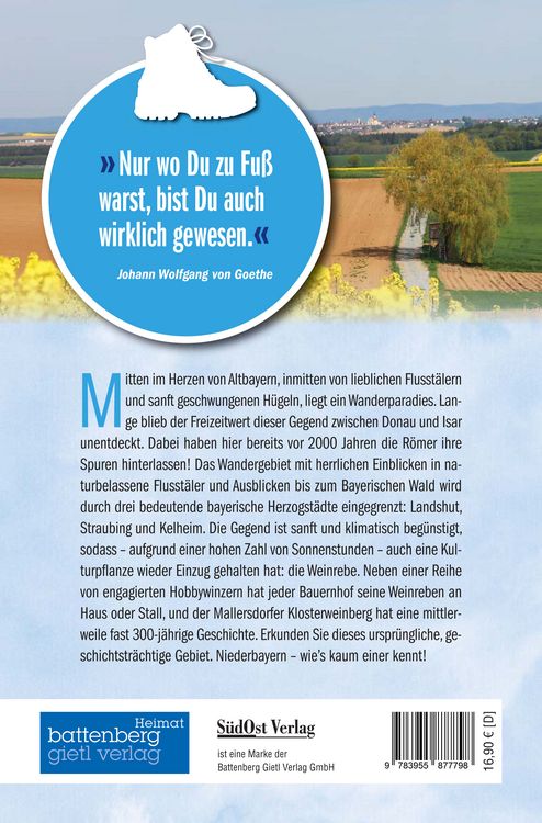 Produktbild: Wandern zwischen Donau und Isar