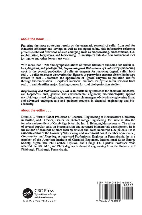 Produktbild: Bioprocessing and Biotreatment of Coal
