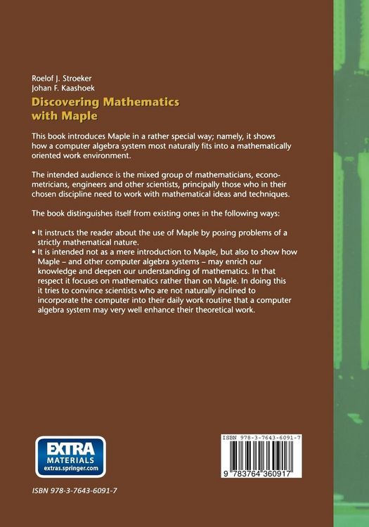 Produktbild: Discovering Mathematics with Maple
