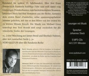 Produktbild: F&uuml;nf F&auml;lle f&uuml;r Erast Fandorin (5 MP3-CDs)