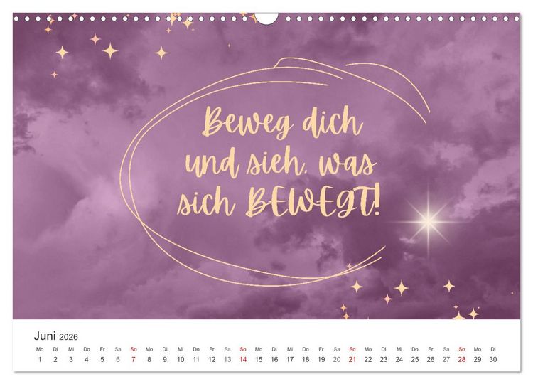 Produktbild: Lass Freude dein Kompass sein (Wandkalender 2026 DIN A3 quer), CALVENDO Monatskalender