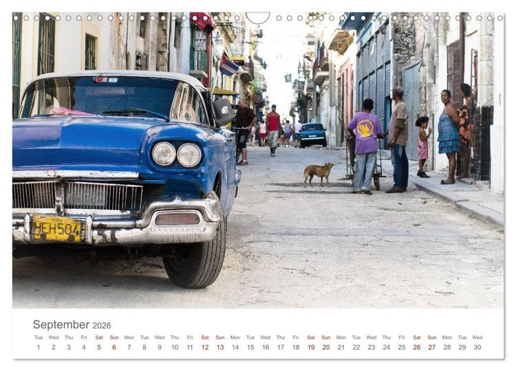 Produktbild: Cuban Cars (Wall Calendar 2026 DIN A3 landscape), CALVENDO 12 Month Wall Calendar