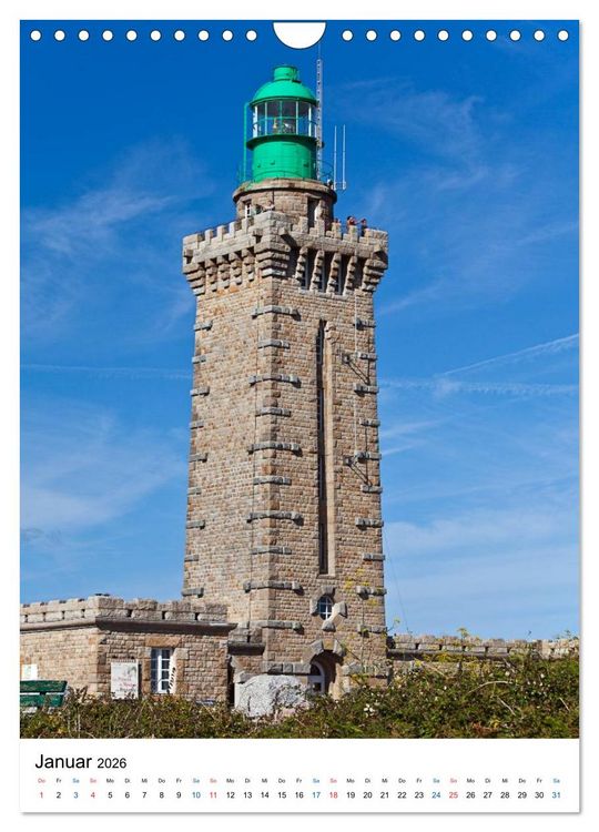 Produktbild: Leuchtt&uuml;rme an der Atlantikk&uuml;ste (Wandkalender 2026 DIN A4 hoch), CALVENDO Monatskalender