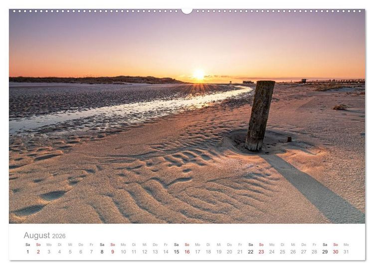 Produktbild: St. Peter-Ording. Deutschlands gr&ouml;&szlig;te Sandkiste (Wandkalender 2026 DIN A2 quer), CALVENDO Monatskalender