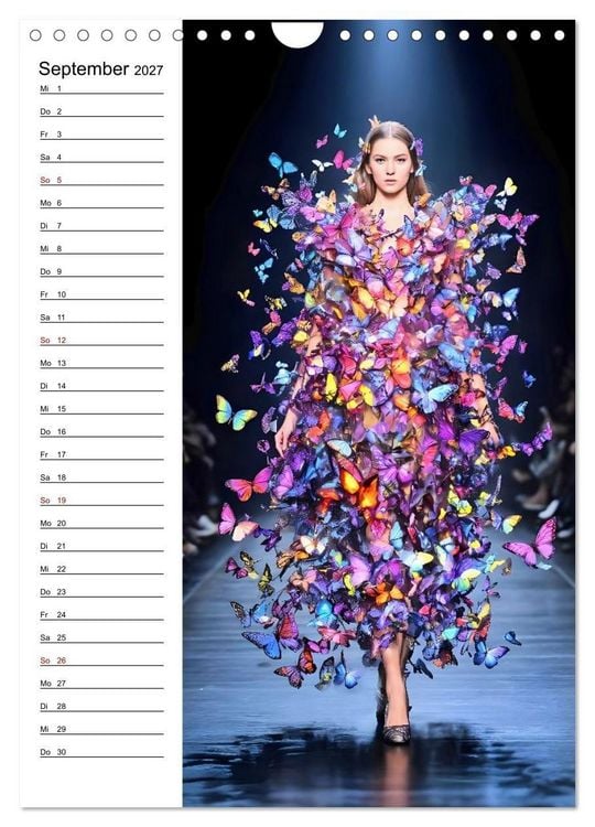 Produktbild: Impossible Couture - Futuristische Mode jenseits von Schwerkraft und Realit&auml;t (Wandkalender 2027 DIN A4 hoch), CALVENDO Monatskalender