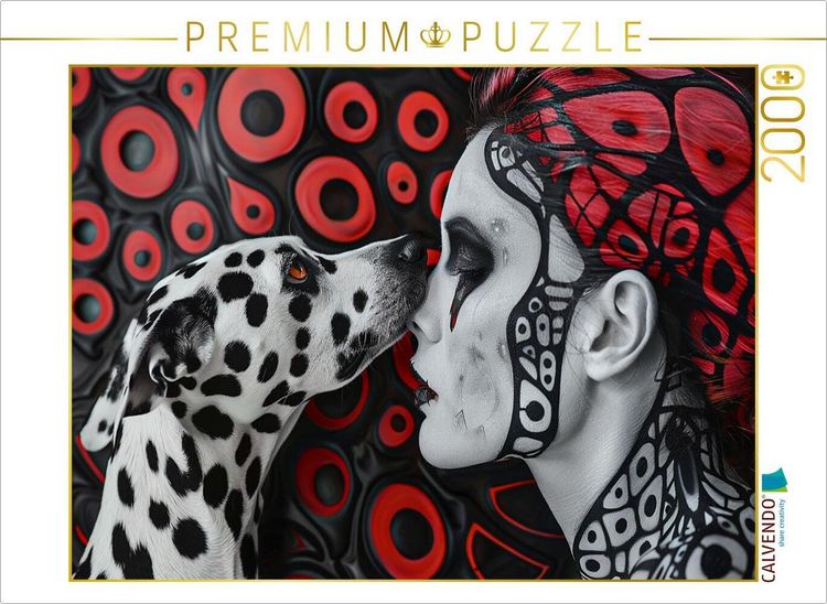 Produktbild: CALVENDO Puzzle Rosa und Charlie | 2000 Teile Lege-Gr&ouml;&szlig;e 90x67cm Foto-Puzzle f&uuml;r gl&uuml;ckliche Stunden