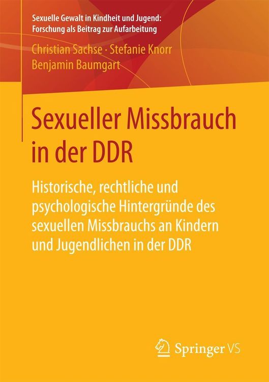 Produktbild: Sexueller Missbrauch in der DDR
