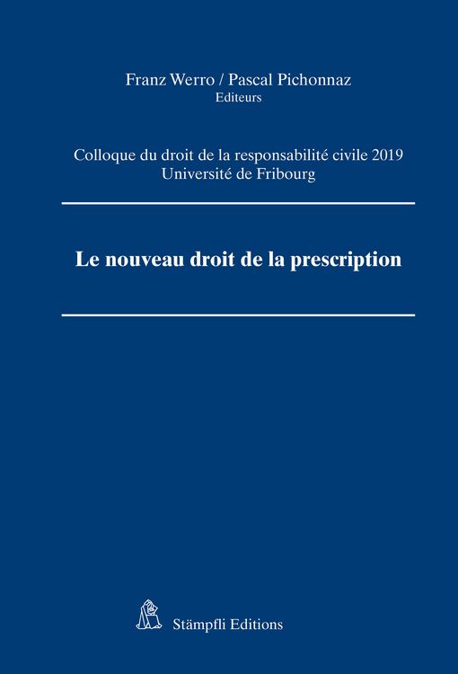 Produktbild: Le nouveau droit de la prescription