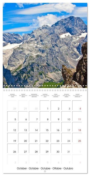 Produktbild: Kramer, C: Roof of the Alps (Wall Calendar 2026 12 &times; 12 Inch