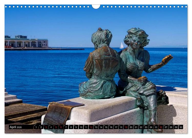 Produktbild: Triest - Habsburger Erbe und italienisches Flair (Wandkalender 2026 DIN A3 quer), CALVENDO Monatskalender