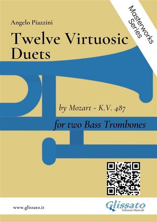 Produktbild: Twelve Virtuosic Duets For Bass Trombones
