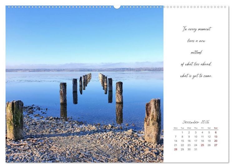 Produktbild: Golden breaks with mindfulness (Wall Calendar 2026 DIN A2 landscape), CALVENDO 12 Month Wall Calendar