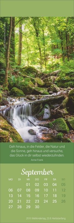 Produktbild: Achtsamkeit Lesezeichen & Kalender 2027