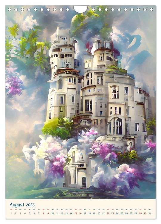 Produktbild: Colors of Dreams - AI-ART (Wandkalender 2026 DIN A4 hoch), CALVENDO Monatskalender