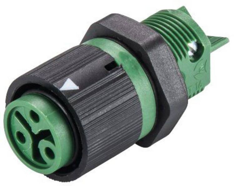 Produktbild: Wieland 46.031.5055.7 Rundstecker Buchse, Einbau Serie (Rundsteckverbinder): RST&reg; MINI Gesamtpolzahl: 2 + PE 1 St.