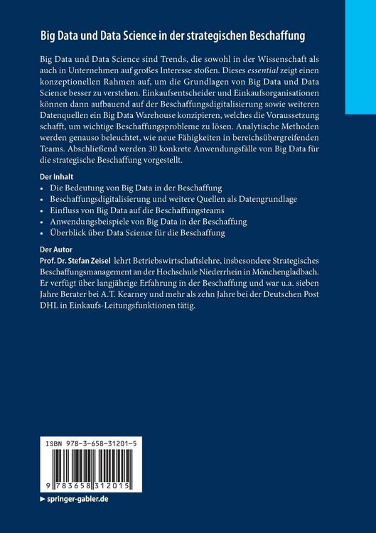 Produktbild: Big Data und Data Science in der strategischen Beschaffung