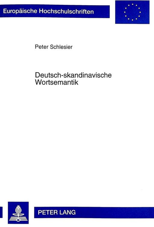 Produktbild: Deutsch-skandinavische Wortsemantik