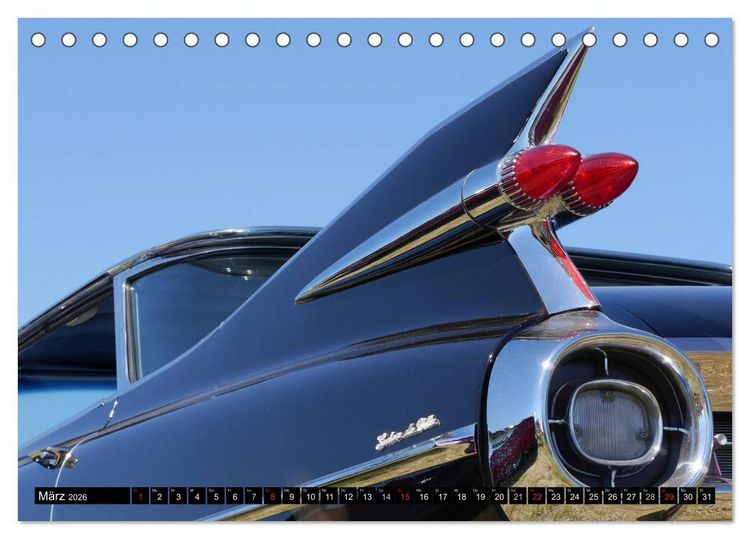 Produktbild: The art of mobility - american cars from the 50s & 60s (Part 2) (Tischkalender 2026 DIN A5 quer), CALVENDO Monatskalender