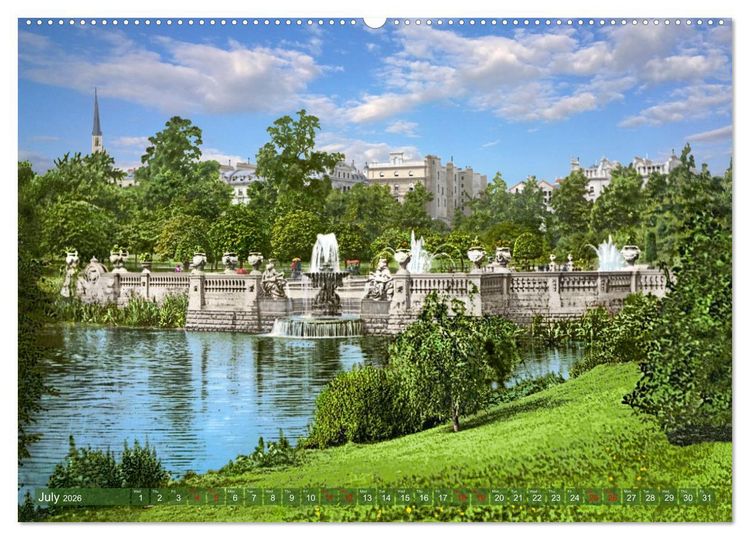 Produktbild: London around 1890-1900 - photos restored and colourised (Wall Calendar 2026 DIN A2 landscape), CALVENDO 12 Month Wall Calendar