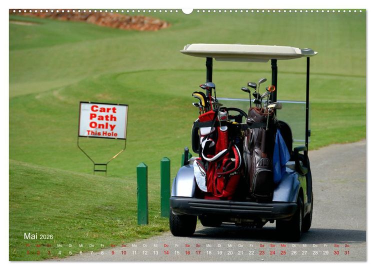 Produktbild: Passion Golf (Wandkalender 2026 DIN A2 quer), CALVENDO Monatskalender