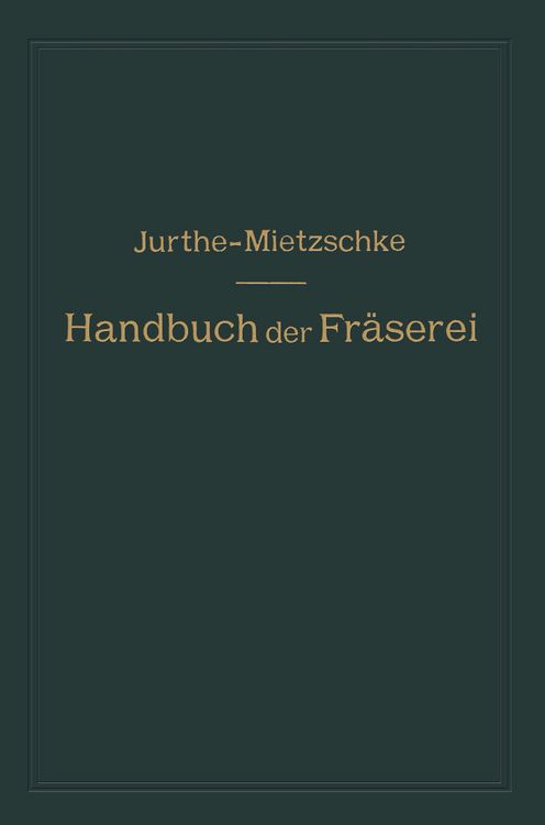 Produktbild: Handbuch der Fr&auml;serei