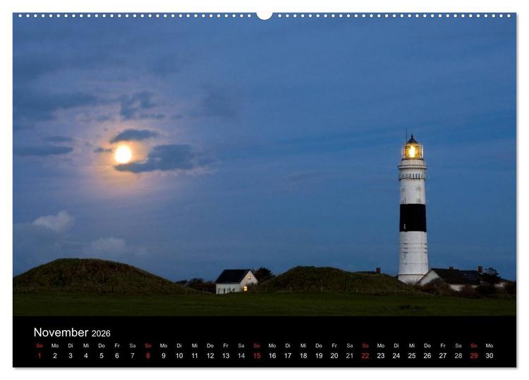 Produktbild: Sylt-Abende - Fotografien von Beate Zoellner (hochwertiger Premium Wandkalender 2026 DIN A2 quer), Kunstdruck in Hochglanz