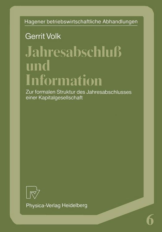Produktbild: Jahresabschlu&szlig; und Information