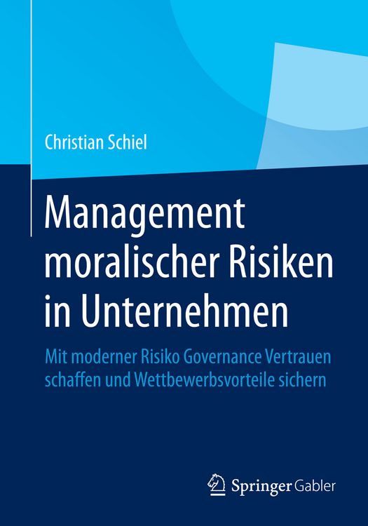 Produktbild: Management moralischer Risiken in Unternehmen
