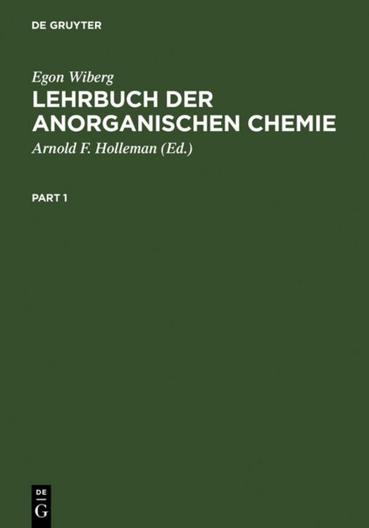Produktbild: Lehrbuch der Anorganischen Chemie