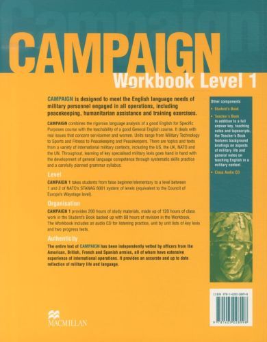 Produktbild: Campaign 1 Workbook with audio CD