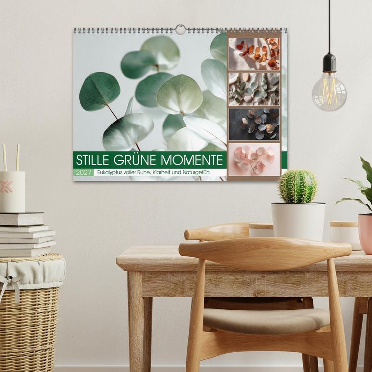 Produktbild: Stille Gr&uuml;ne Momente (Wandkalender 2027 DIN A3 quer), CALVENDO Monatskalender