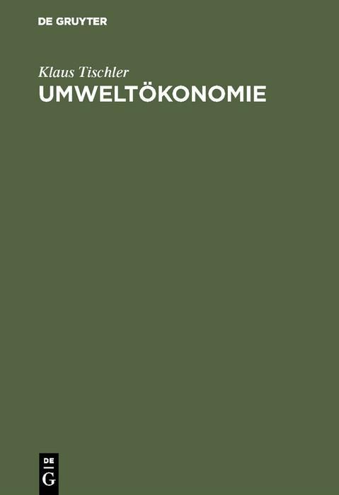 Produktbild: Umwelt&ouml;konomie