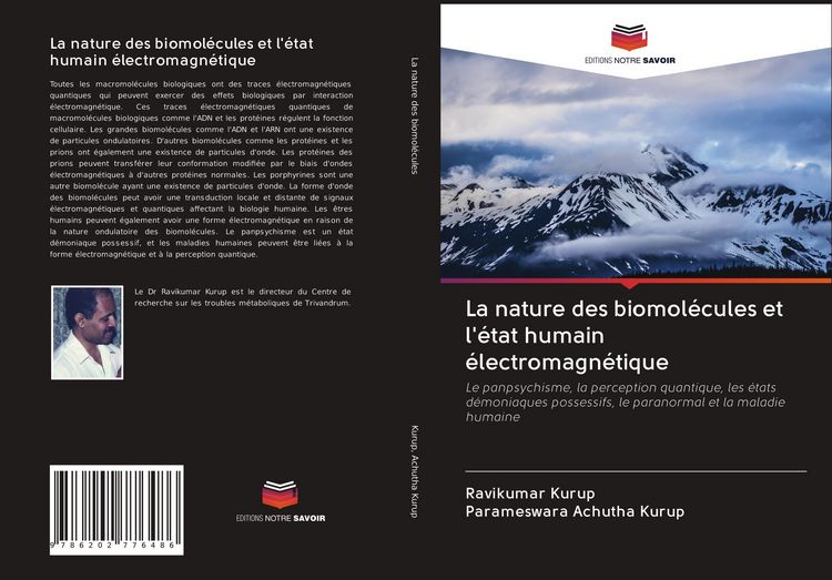 Produktbild: La nature des biomol&eacute;cules et l'&eacute;tat humain &eacute;lectromagn&eacute;tique