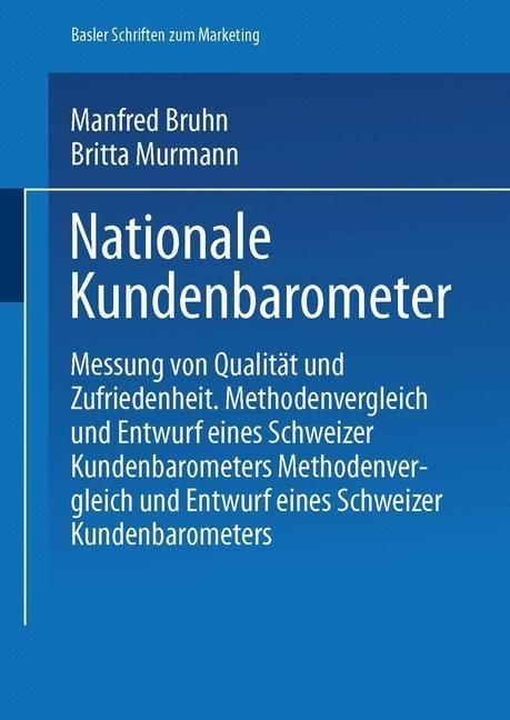 Produktbild: Nationale Kundenbarometer