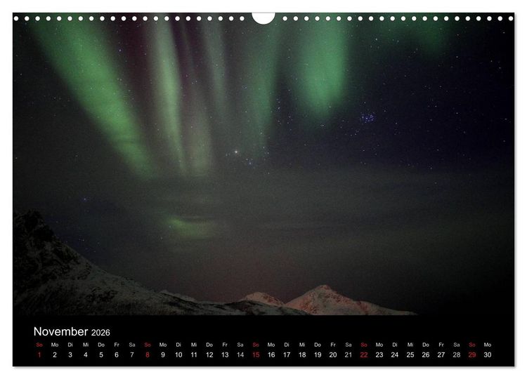 Produktbild: Wintertraum Nordnorwegen (Wandkalender 2026 DIN A3 quer), CALVENDO Monatskalender