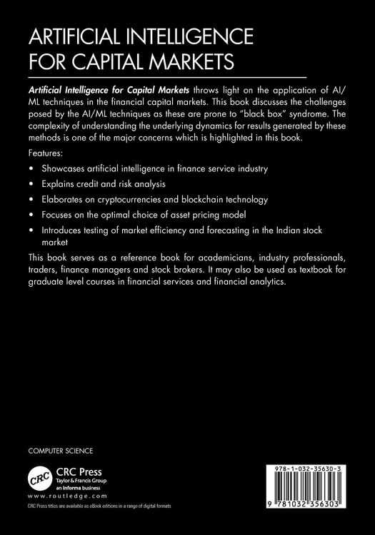 Produktbild: Artificial Intelligence for Capital Markets