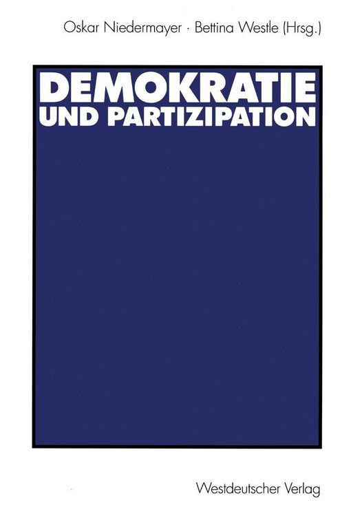 Produktbild: Demokratie und Partizipation