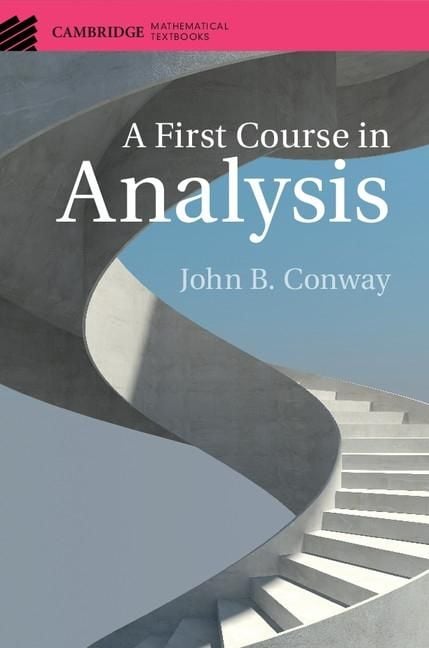 Produktbild: First Course in Analysis