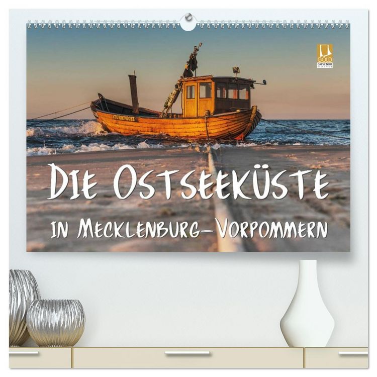 Produktbild: Die Ostseek&uuml;ste in Mecklenburg-Vorpommern (hochwertiger Premium Wandkalender 2026 DIN A2 quer), Kunstdruck in Hochglanz