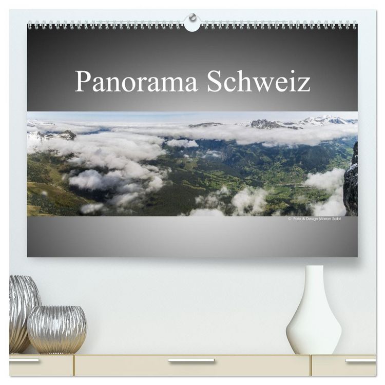 Produktbild: Panorama Schweiz (hochwertiger Premium Wandkalender 2026 DIN A2 quer), Kunstdruck in Hochglanz
