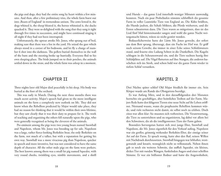 Produktbild: Farm der Tiere / Animal Farm. George Orwell. Zweisprachig Englisch-Deutsch