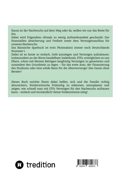Produktbild: Finanzielle Freiheit f&uuml;r unsere Kinder!