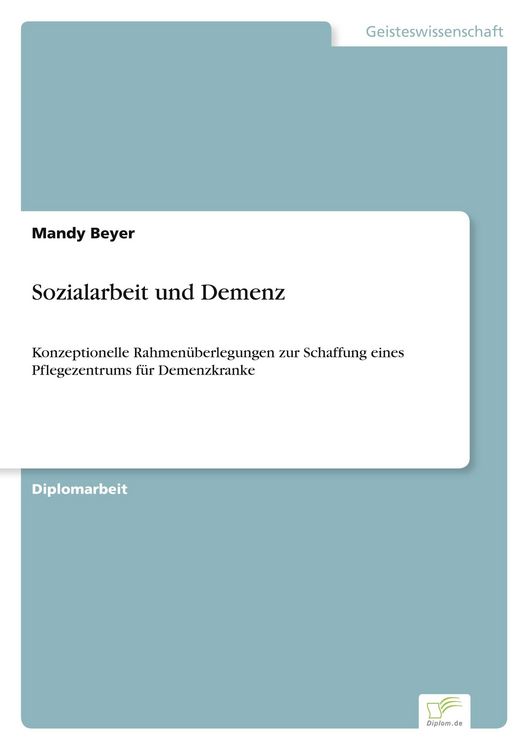 Produktbild: Sozialarbeit und Demenz