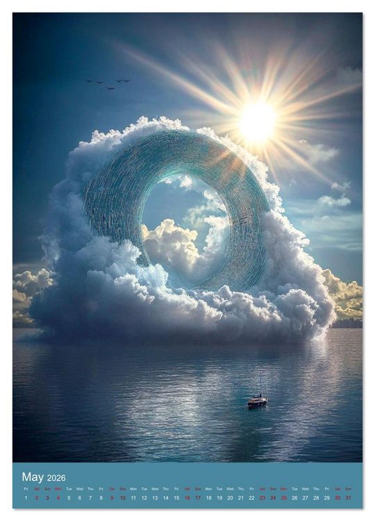 Produktbild: Fascinatingly Surreal (Wall Calendar 2026 DIN A2 portrait), CALVENDO 12 Month Wall Calendar