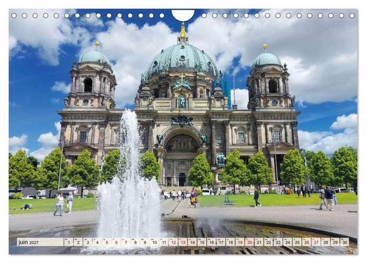 Produktbild: Berlin - dans le centre historique (Calendrier mural 2027 DIN A4 vertical), CALVENDO calendrier mensuel