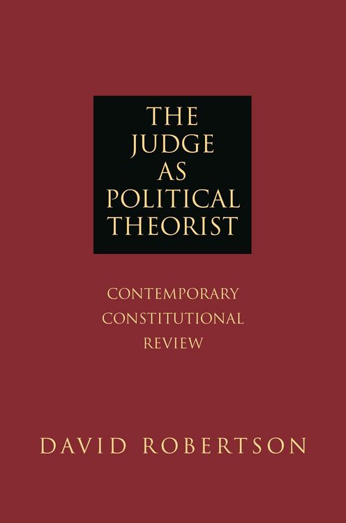Produktbild: Judge as Political Theorist