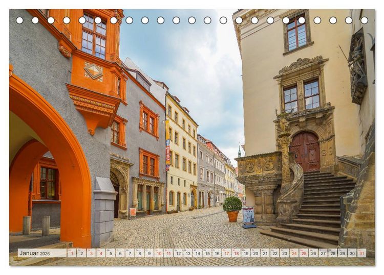 Produktbild: G&ouml;rlitz Impressionen (Tischkalender 2026 DIN A5 quer), CALVENDO Monatskalender