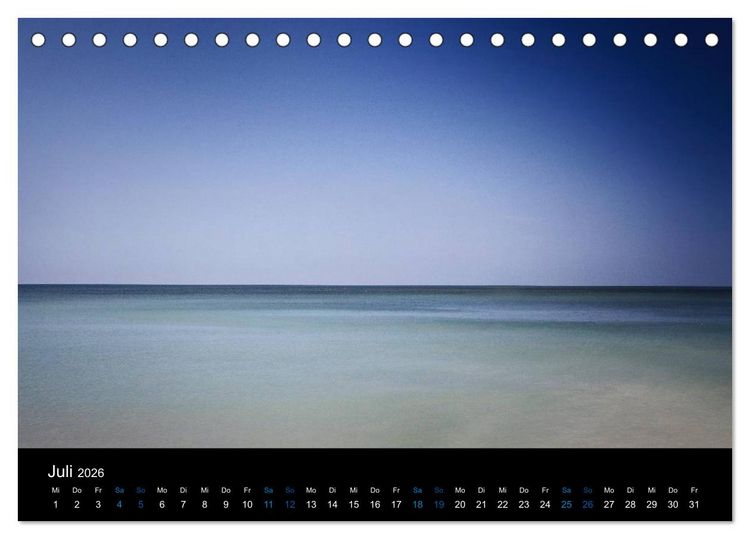 Produktbild: Ostsee (Tischkalender 2026 DIN A5 quer), CALVENDO Monatskalender
