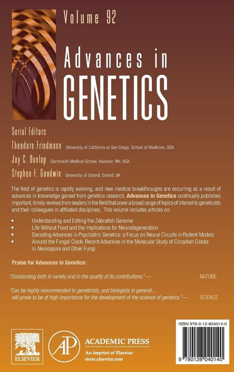Produktbild: Advances in Genetics